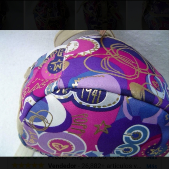 🦋Sale 🌺the Price is Firm Coach poppy - Picture 5 of 12